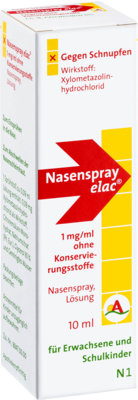 NASENSPRAY elac 1 mg/ml ohne Konservierungsstoffe